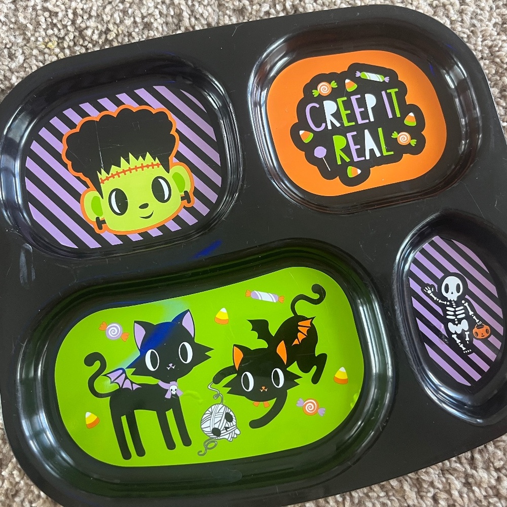 Target Halloween plate